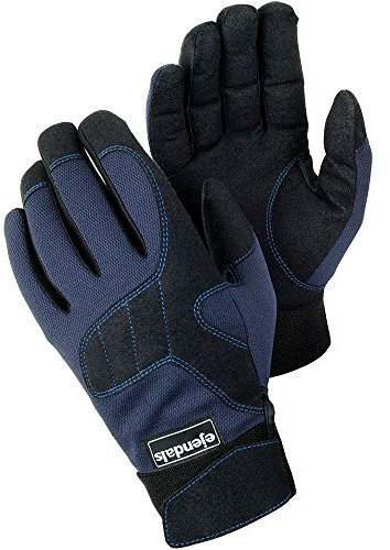 Ejendals Handschuh Tegera 320 aus Synthetikleder, Größe 7, 1 Stück, schwarz/blau, 320-7