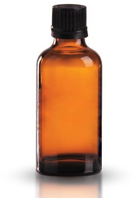 10 x Braunglasflaschen 100ml inkl. Originalitäts-Schraubverschluss OV DIN 18 (schwarz) mit PE Dichtscheibe *Braunglasflasche* Apothekenqualität, gefertigt nach dem Europäischen Arzneibuch ***