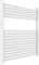 ERCOS Scaldasalviette Termoarredo Bagno Dimensioni 750X770 MM Radiatore Colore Bianco , Attacchi da 1/2 Fornito Con Kit Montaggio