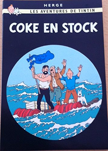 Tim und Struppi – Coke Lagerware – 10 x 15 cm Postkarte
