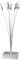 Foto Inhaber – rosenice 8-branch Baum Stil Karte Note Schreibtisch Memo Clips Halter (Silber)