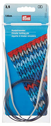 Prym 211253 Rundstricknadeln ALU 120 cm 3,50 mm grau