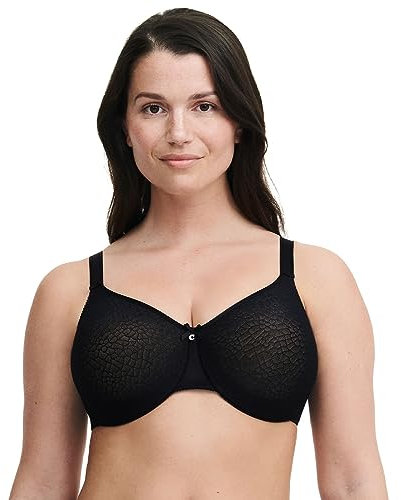 Chantelle Women's, C MAGNIFIQUE, Covering Molded Bra, Women's invisible lingerie, Black (Schwarz 11), 34F