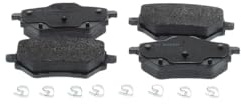 Bosch BP1711 Plaquettes de frein - Essieu arrière - certification ECE-R90-1 jeu de 4 plaquettes