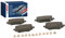 Bosch Automotive BP1711 Bremsbeläge - Hinterachse - ECE-R90 Zertifizierung - vier Bremsbeläge pro Set, black, 0 986 494 716