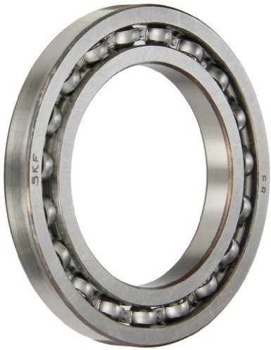 SKF 16013 Radial Bearing, Single Row, Deep Groove Design, ABEC 1 Precision, Open, Normal Clearance, Steel Cage, Metric, 65mm Bore, 100mm OD, 11mm Width, 16600lbf Static Load Capacity