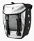 Red Loon 1 x robuste Fahrradtasche aus LKW-Plane – wasserdichte Packtasche für Gepäckträger in Silber