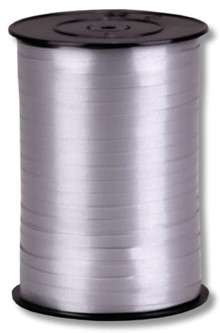 Polygeschenkband silber 500 m / 5 mm, 1 Rolle(n)