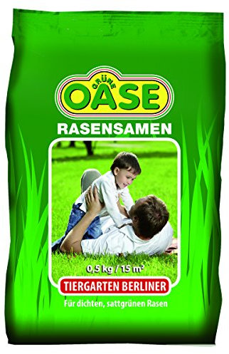 Grüne Oase Rasensamen GO-100 Tiergarten Berliner 0,5 kg, grün