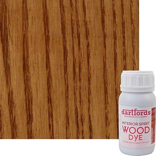 dartfords Medium Oak Interior Spirit Based Wood Dye - 250ml Bottle