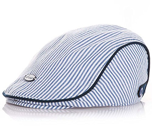 KUYOU Baby Kids Kappe Hut Cap Kinder Baskenmütze Mütze Berets Schirmmütze (Blau)