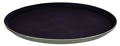Tablett aus Polypropylen - mit rutschhemmender Oberfläche (non slip),spülmaschinentauglich und XTRA PREISWERT, in verschiedenen Durchmessern erhätlich/Ø 28 cm/Ø 36 cm/Ø 40 cm/Ø 45 cm (Ø 40 cm)
