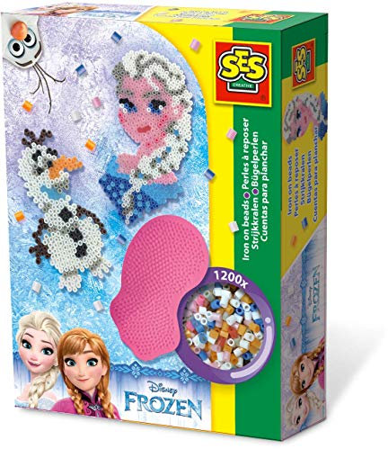 SES Creative 14734 - Bügelperlenset Frozen 1200, Blau