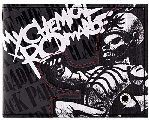 My Chemical Romance MCR Black Parade Rock Geldbörse/Geldbeutel Bi-Fold Ausweis- & Kartenhalter, Grau