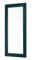 HAKU Möbel 42106 Wandspiegel 40 x 2 x 80 cm, Eiche schwarz/weiß