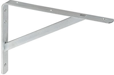 Meister 701060 - Console per carichi pesanti, Capacità di carico di 200 kg, Zincato, 330 x 500 mm