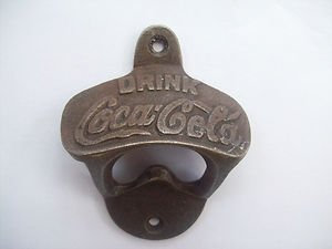 Bowley & Jackson Vintage style Coca Cola wall mounted bottle opener