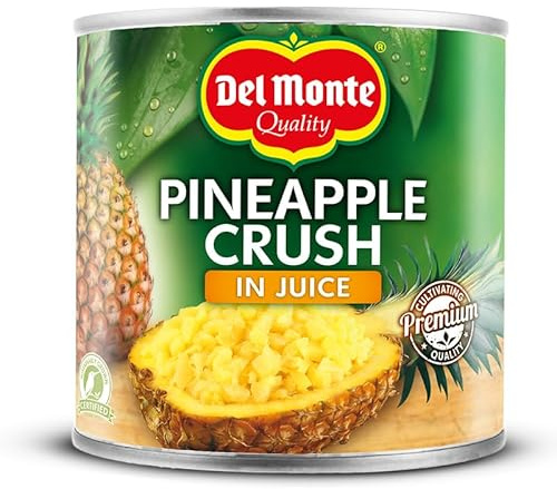 Del Monte Crushed Pineapple in Juice 432 g (Pack of 12)