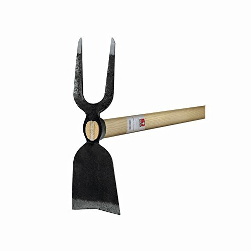 Ideal 66730201 Gartenhacke 2 Zinken breit mit Eschenstiel 135 cm