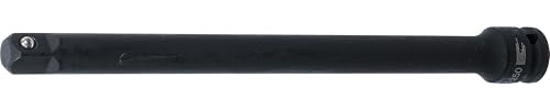 BGS 194 | Kraft-Verlängerung | 12,5 mm (1/2) | 250 mm | Hand- und Schlagschrauberbetrieb | Chrom-Molybdän-Stahl | brüniert, schwarz | für Arretierstift und Gummiring
