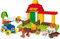 UNICO 8529-0000 46 Bauklötze-KLEINE Farm, Braun, Grün, Possibly Yellow
