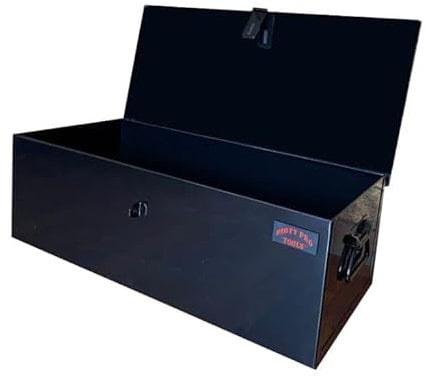 Job Site Tool Box Steel Metal Van Tool Chest Truck Garage Vault Site Security Chest Outdoor