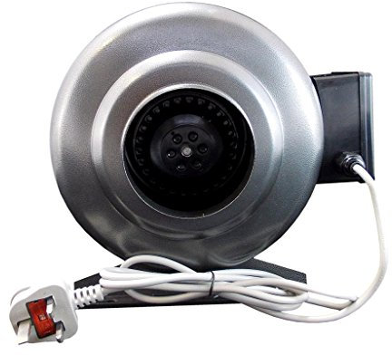 Airtech Inline Duct Centrifugal Extractor Ventilation Fan Steel Body 200mm