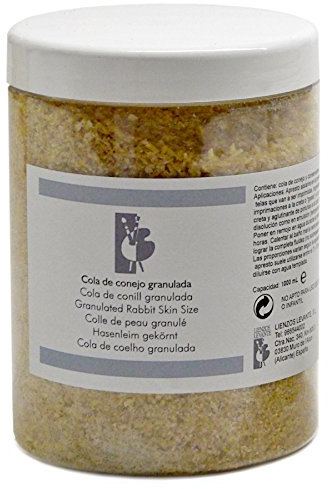 Lienzos Levante 0360524001 - Colla di Coniglio granulare, in Barattolo da 1000 ml