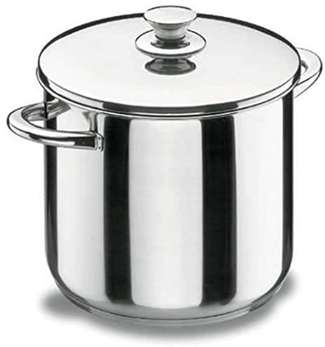 LACOR - 40121 - Olla Super Alta con Tapa Vitrocor 20cm INOX