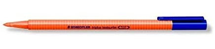 Staedtler 362-4 triplus textsurfer Textmarker, variable Spitze, circa 1 - 4 mm, 10 Stück im Kartonetui, orange