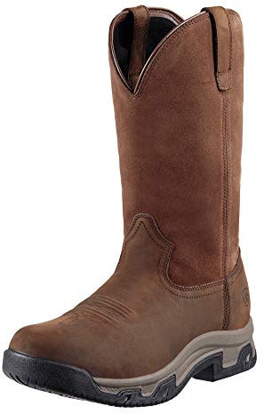 ARIAT Mens Terrain Pull On Waterproof Boot Distressed Brown 9.5