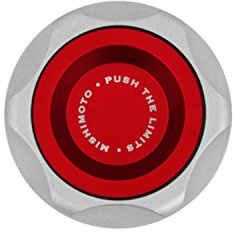Mishimoto MMOFC-MUS1-RD Oil Filler Cap Compatible With Ford Mustang 1987-2001 Red