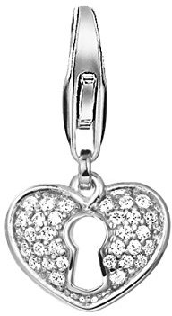 ESPRIT Damen-Charm 925 Sterling Silber rhodiniert ESCH91502A000