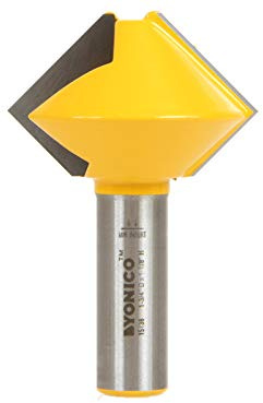 Yonico 15138 8 Sided Birdsmouth Router Bit 1/2-Inch Shank