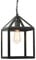 Qazqa - Landhaus I Vintage Industrie I Vintage I Outdoor Hängelampe I Pendellampe I Pendelleuchte schwarz - Amsterdam I Außenbeleuchtung - Edelstahl Würfel I Quadratisch - LED geeignet E27