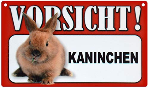 Spaß Kostet Türschild Warnschild Kaninchen