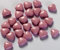 Confetti Pelino - Rose Dragées - Avec chocolat, en forme de coeur - 200 gr