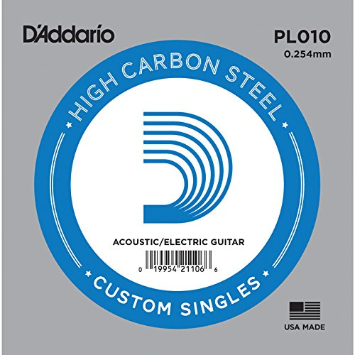 D'addario Plain Ball End Single String PL010 Plain String