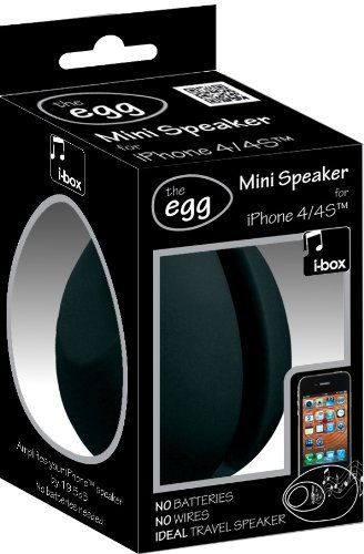 i-Box 79084B The Egg Speakers - Black