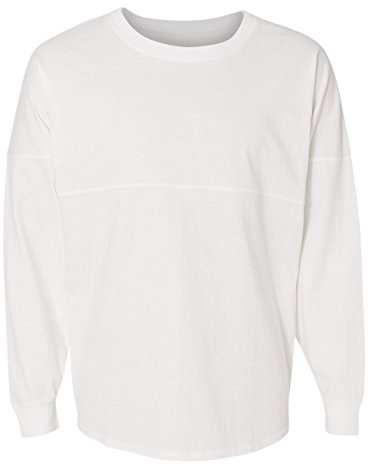 Ladies Game Day Jersey Long Sleeve T-Shirt, White, XX-Large