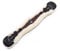 CHRIST Lammfell Western-Sattelgurt KONTURGURT von Werner anatomisch geformter Westerngurt (Kurzgurt), echtes Fell in braun-Natur, Länge 80 cm