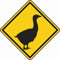 U24 Aufkleber Vorsicht Gans Gänse Autoaufkleber Sticker