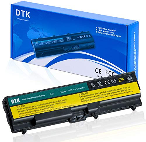 DTK Notebook Laptop Akku für Lenovo IBM Thinkpad Sl410 Sl410k Sl510 T410 T410i T420 T510 T510i T520 E40 E50 E420 E520 Series Laptop Battery Thinkpad W510 W520 Notebook Battery【10.8V 5200MAh】