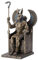 Veronese Design Bronze beendet Ägyptischer Gott Anubis auf Thron Statue