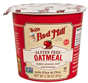 Bob's Red Mill Apple Cinnamon Gluten Free Oatmeal Cup, 1 cup