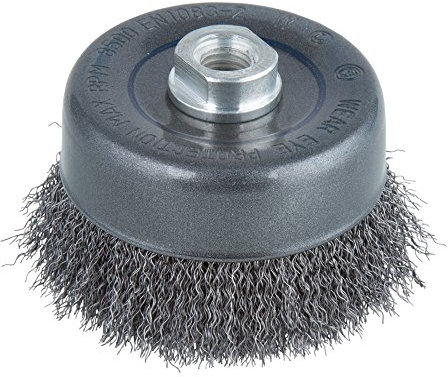 wolfcraft 2151000 1 Topf-Drahtbürste WS M14 ø 90 mm, beige, 100 x 50 x 50 cm