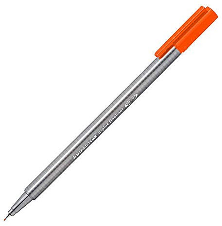 Staedtler 334-4 Fein-Liner und Pigmentliner Feinliner Triplus orange