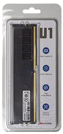 MEMOIRE HIKVISION DDR4 8GB 2666MHz UDIMM, 288Pin, 1.2V, CL19