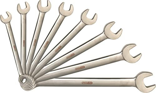 KS Tools 965.0248 TITANplus Ringmaulschlüssel-Satz, abgewinkelt, 8-tlg.