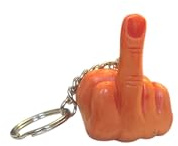 Alfred Fischer Schlüsselanhänger Mittelfinger